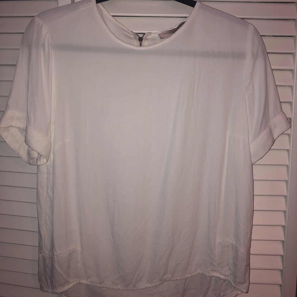 Sheer White Blouse